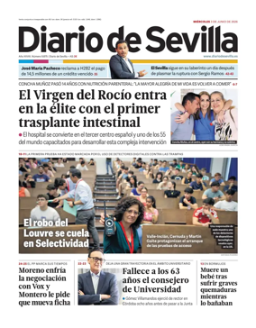 Cover of Diario de Sevilla