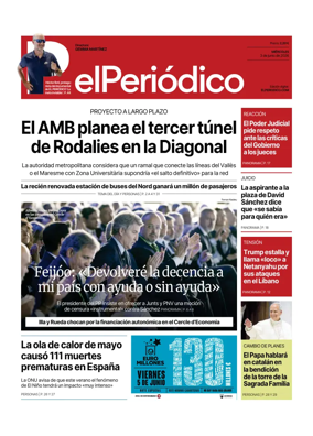 Cover of El Periodico - Castellano