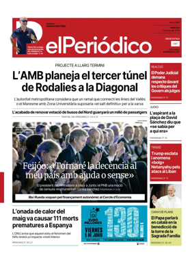 Cover of El Periodico - Catala