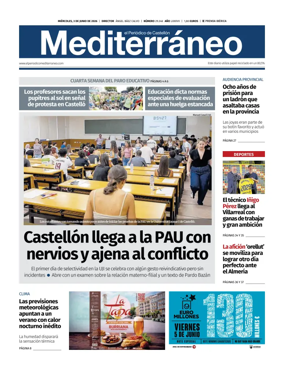 Cover of El Periodico Mediterraneo