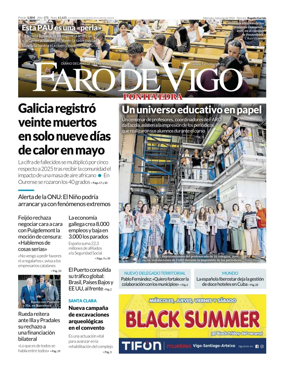 Cover of Faro de Vigo (Pontevedra)