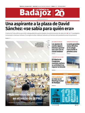 Cover of La Cronica de Badajoz BE