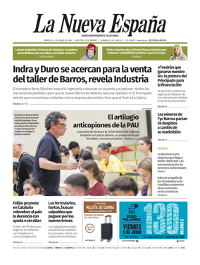 Cover of La Nueva Espana (Occidente)