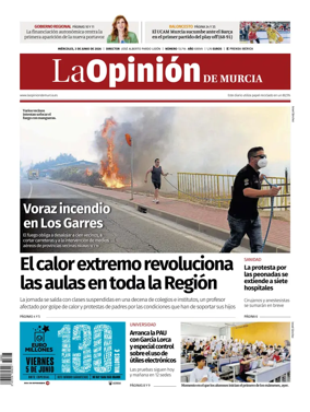 Cover of La Opinion de Murcia