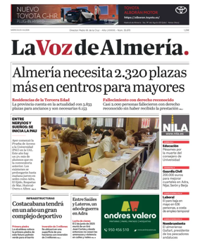 Cover of La Voz de Almeria