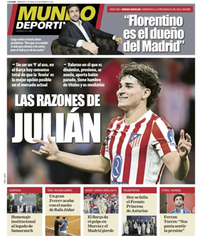 Cover of Mundo Deportivo (At. Madrid)