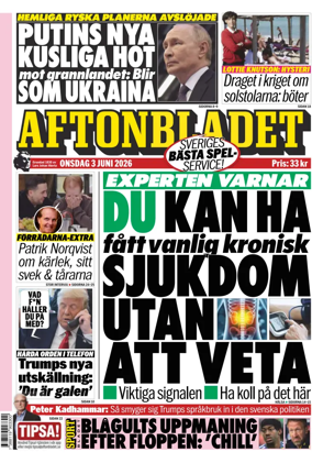Cover of Aftonbladet