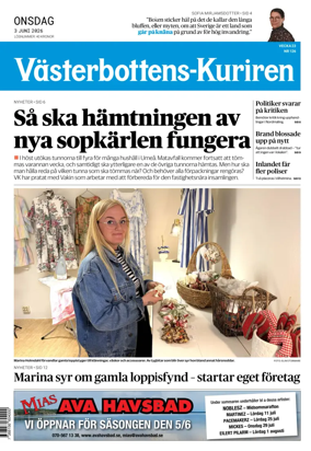 Cover of Vasterbottens-Kuriren