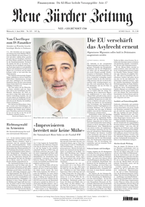 Cover of Neue Zurcher Zeitung