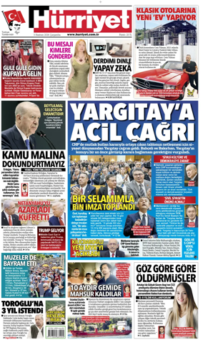 Cover of Hurriyet