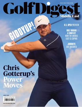 Cover of Golf Digest Middle East