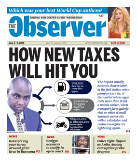 Cover of The Observer (Uganda)