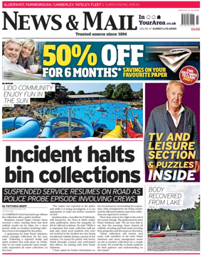 Cover of Aldershot News & Mail