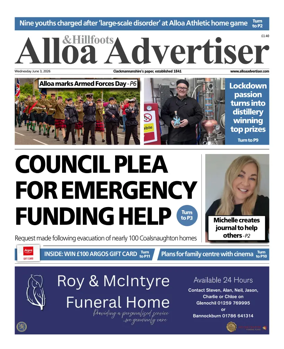 Cover of Alloa Advertiser