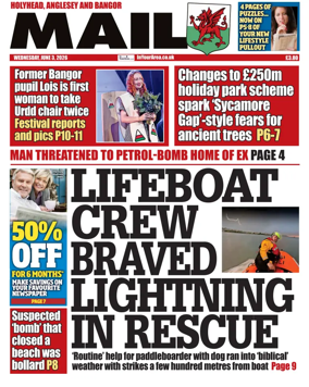 Cover of Bangor Mail