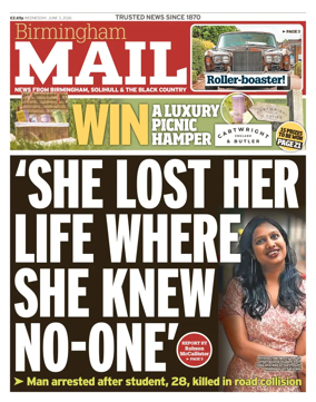 Cover of Birmingham Mail