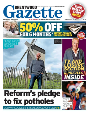 Cover of Brentwood Gazette