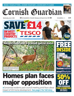 Cover of Cornish Guardian (Newquay & the North Coast)