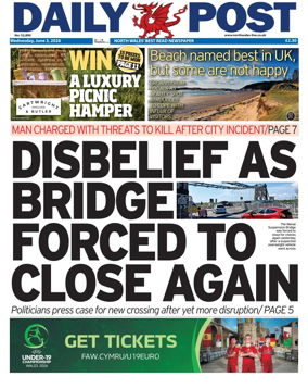 Cover of Daily Post (North Wales)