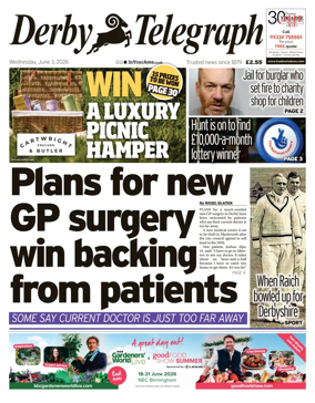 Cover of Derby Telegraph