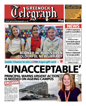 Cover of Greenock Telegraph