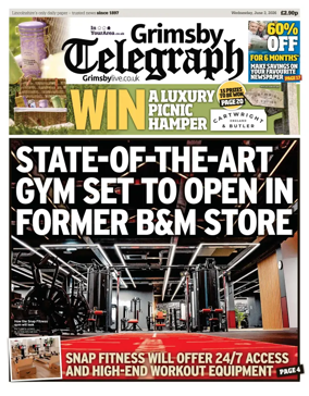 Cover of Grimsby Telegraph