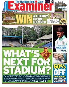 Cover of Huddersfield Daily Examiner