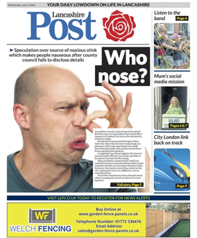 Cover of Lancashire Evening Post