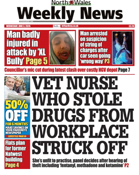 Cover of North Wales Weekly News