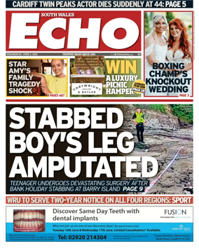 Cover of South Wales Echo