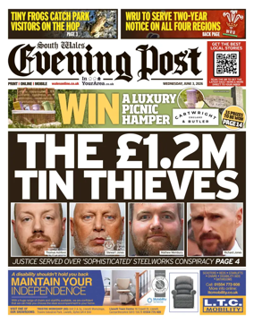 Cover of South Wales Evening Post