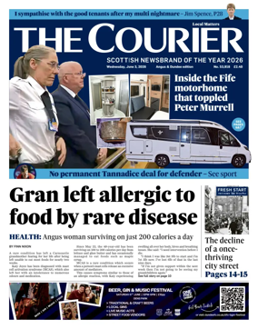 Cover of The Courier & Advertiser (Angus and Dundee)