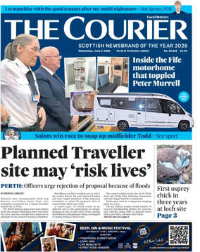 Cover of The Courier & Advertiser (Perth and Perthshire Edition)