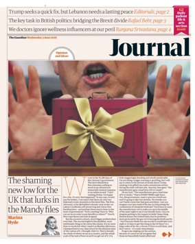 Cover of The Guardian e-paper Journal
