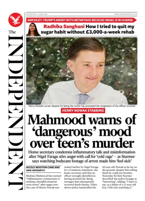 Cover of The Independent