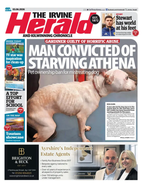 Cover of The Irvine Herald and Kilwinning Chronicle