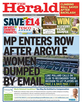 Cover of The Plymouth Herald