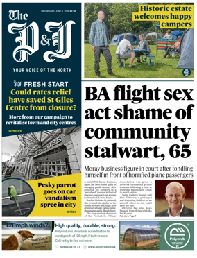 Cover of The Press and Journal (Inverness Highlands and Islands)