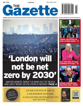 Cover of Uxbridge Gazette