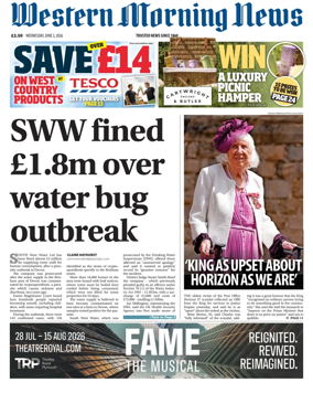 Cover of Western Morning News