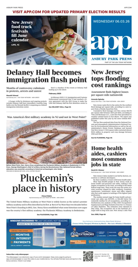 Cover of Asbury Park Press