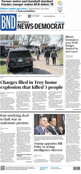 Cover of Belleville News-Democrat