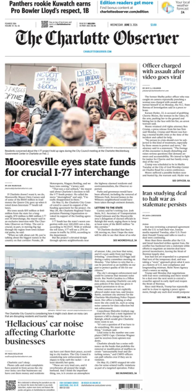 Cover of The Charlotte Observer