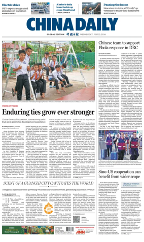 Cover of China Daily Global Edition (USA)