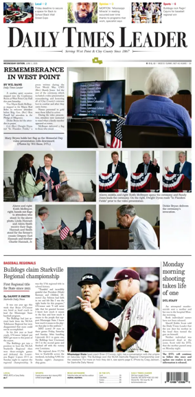 Cover of Daily Times Leader