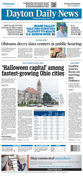 Cover of Dayton Daily News