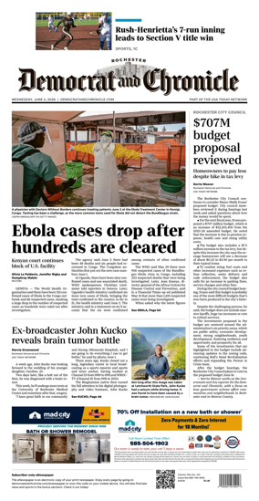 Cover of Democrat and Chronicle