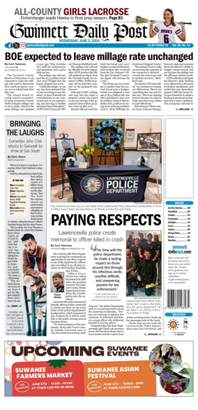 Cover of Gwinnett Daily Post