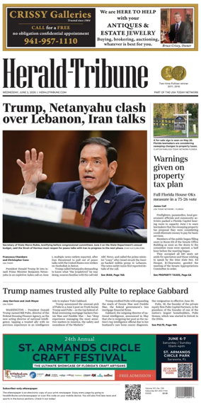 Cover of Herald-Tribune