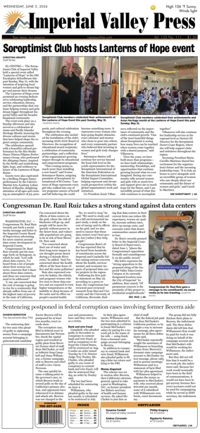 Cover of Imperial Valley Press